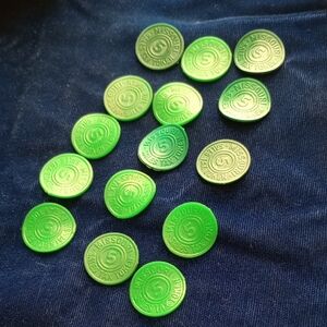 Green Missouri Tax Tokens 5 Mill